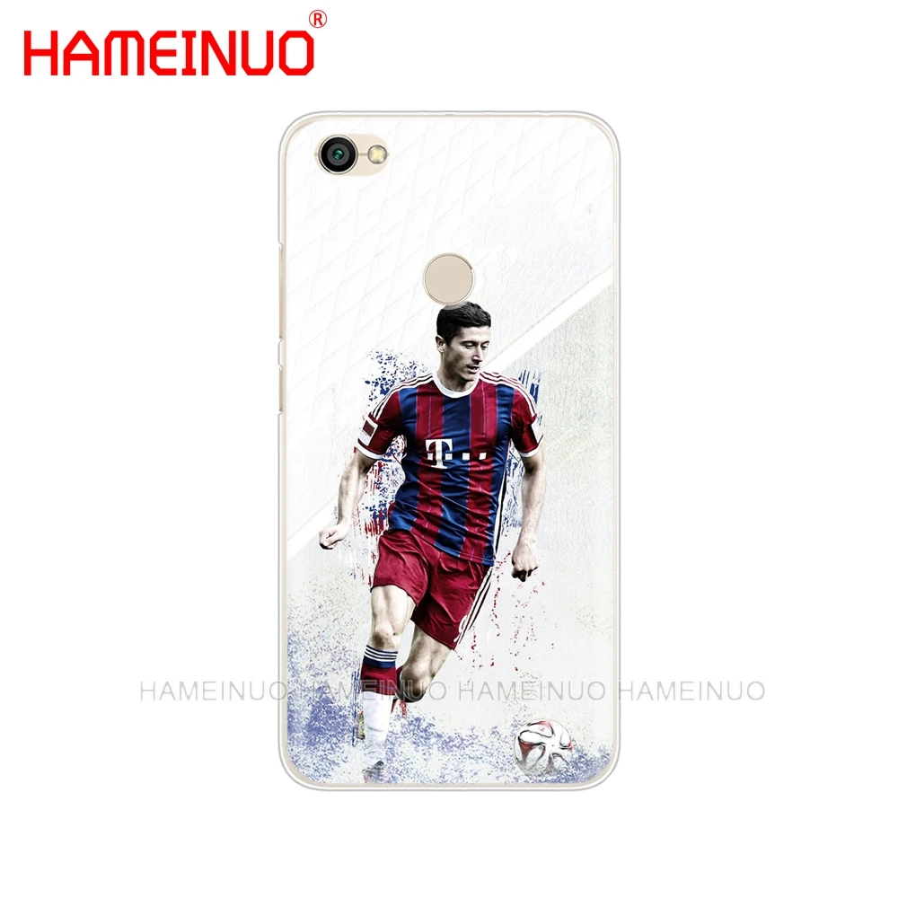 HAMEINUO footballer Robert Lewandowski Cover phone Case for Xiaomi redmi 5 4 1 1s 2 3 3s pro PLUS redmi note 4 4X 4A 5A