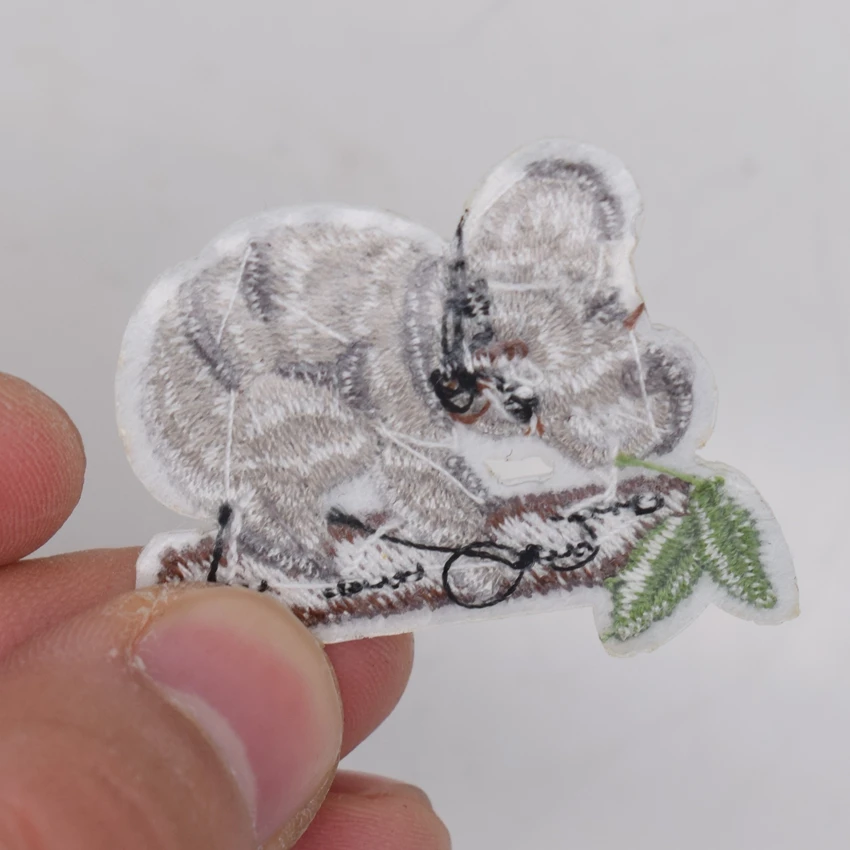 1 шт. вышитая нашивка Koala для одежды с аппликацией в виде животных детская одежда