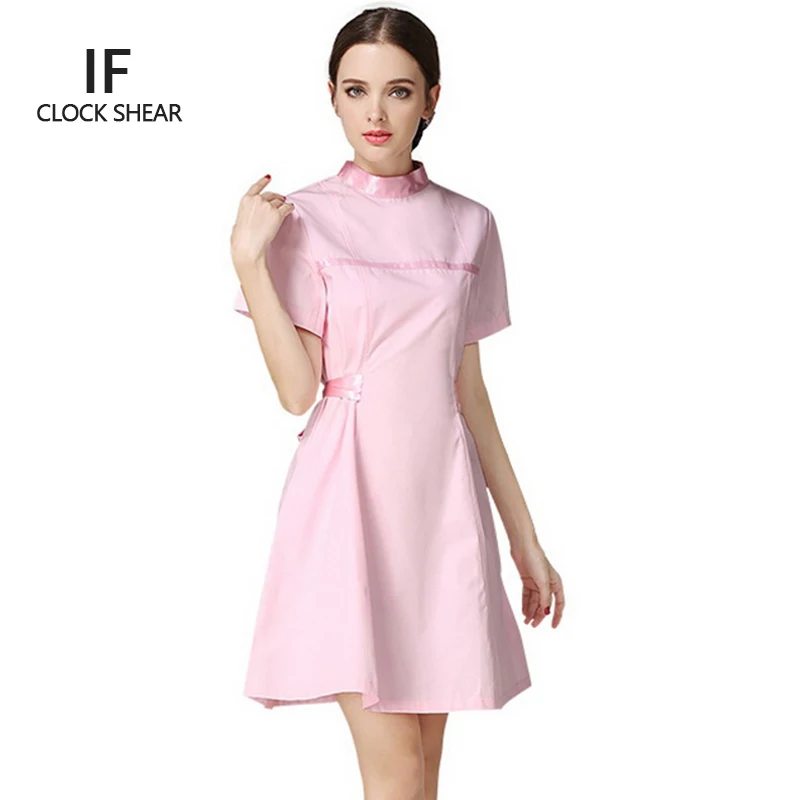 

IF new Unisex Medical Cloth Coat Clothing Scrubs Hospital Uniform Short Sleeve Nurse Clothing Uniforme Medicos Medical Suit Lab