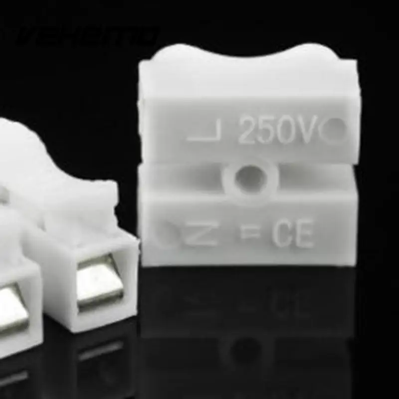 

2017 30PCS x 2P Lamp Quick Spring Clamp No Screw Weding Wire Connector