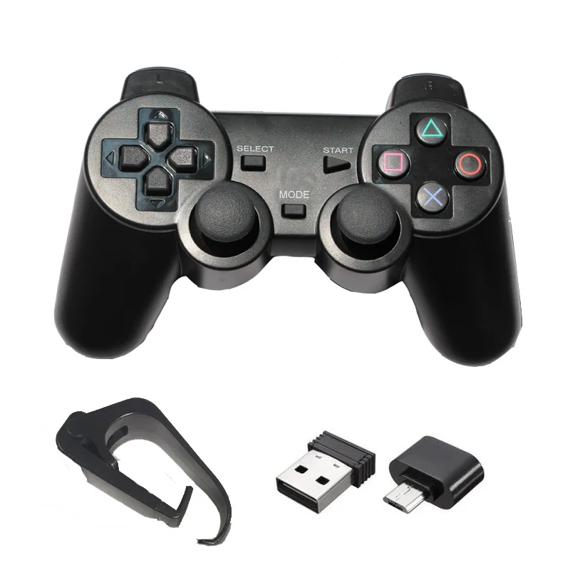 2,4G беспроводной геймпад для PS3/PC/Android/tv Box игровой контроллер игровой джостик для телефона контроллер с Micro USB или type C