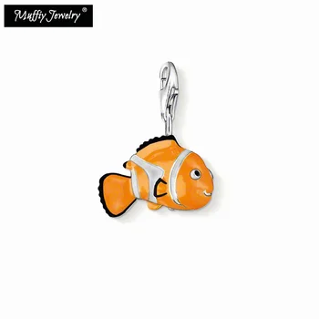 

Nimo Clownfish Fish Pendant, 2018 Club Good Jewelry For Women Girls,Cute Lucky Gift In 925 Sterling Silver Fit Bag Bracelet --