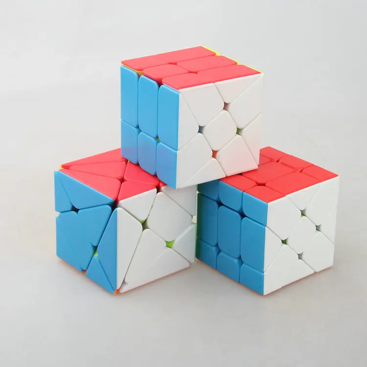 Fanxin Axis+ Fisher+ windmil cube Cubo magico Stickerless Прямая поставка - Цвет: FishAxisWindmill