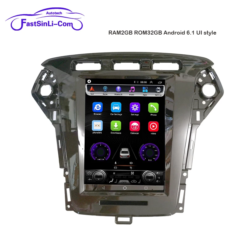Best android player for Ford Mondeo 2011-2013 years Vertical large screen GPS multimedia radio navigaton system 1