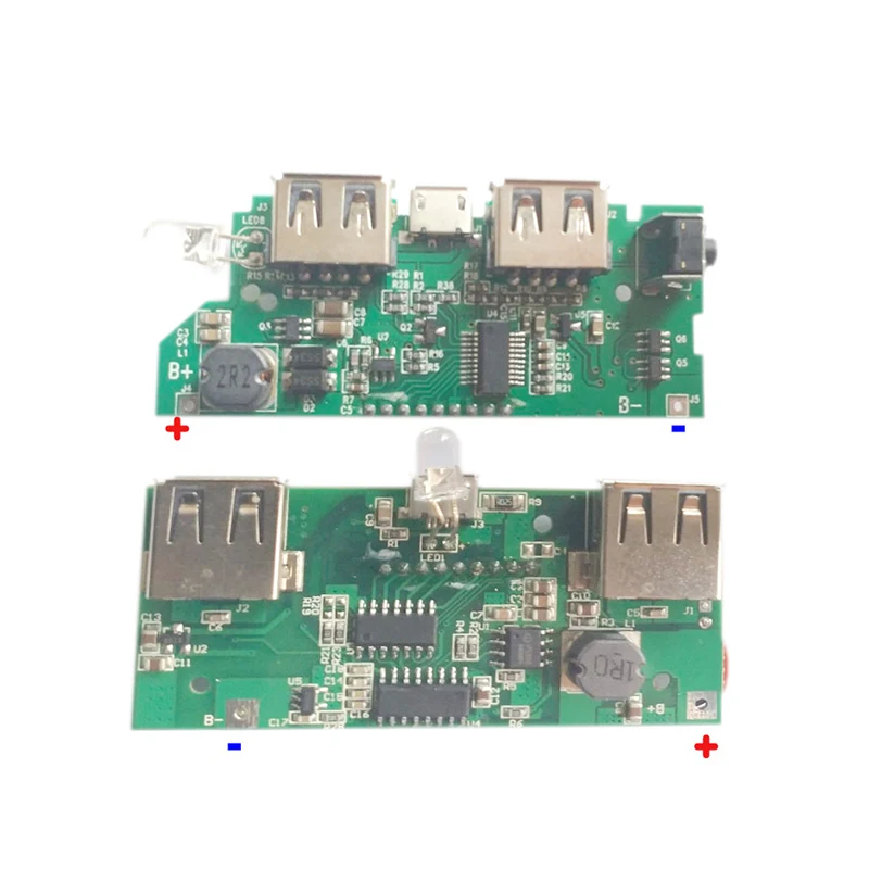 ЖК-дисплей зарядное устройство печатная плата DIY 18650 полимер Lipo Li-Ion 5V повышающий Повышающий Модуль питания PCBA 2A 2.1A