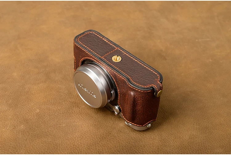 Чехол для Камеры AYdgcam из натуральной кожи ручной работы Винтажный чехол Fujifilm X100F
