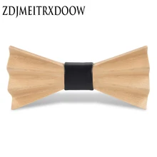 Горячая Мода Мужской деревянный галстук-бабочка галстук мужской галстук-бабочка деревянный случай деревянный галстук-бабочка для мужчин бабочка шеи галстуки krawatte Gravata