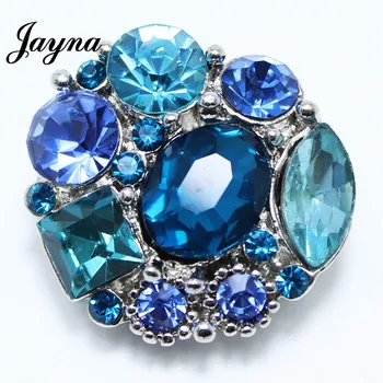 

Jaynalee Snap Bracelet&Bangles Ginger 18mm Metal Snap Charm Rhinestone Styles Snaps Jewelry GS1208127