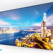 Зазор 6,7 мм Безель 55 дюймов Шкаф напольный lcd Сращивание видео стена 2x2 видео стена с hdmi 2x2 ЖК Видео стена