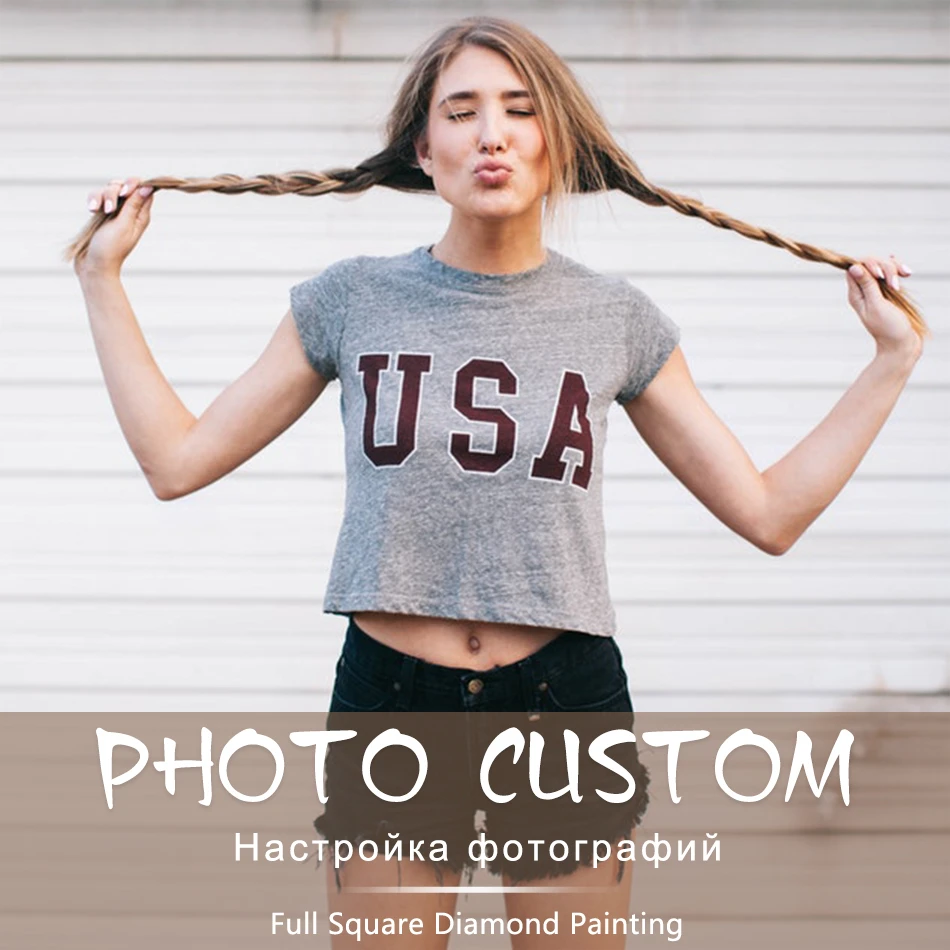 

SaShiKo Portrait Photo Custom Diamond Painting Full Square Picture of Rhinestone DIY Diamond Mosaic Diamond Embroidery Sale