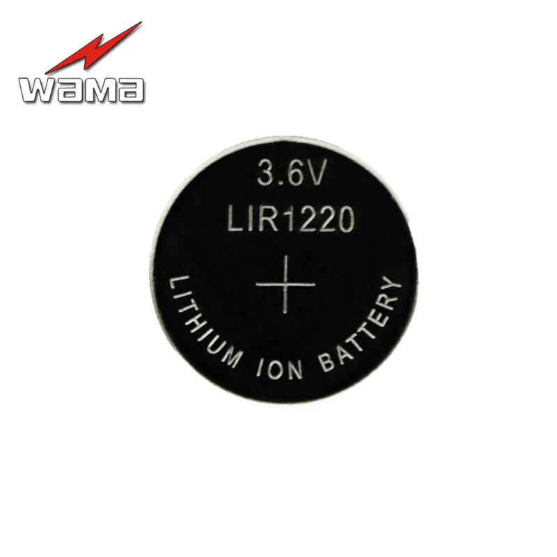 5 шт./лот Wama LIR1220 3 6 В Подлинная перезаряжаемая монетница новая литий ионная
