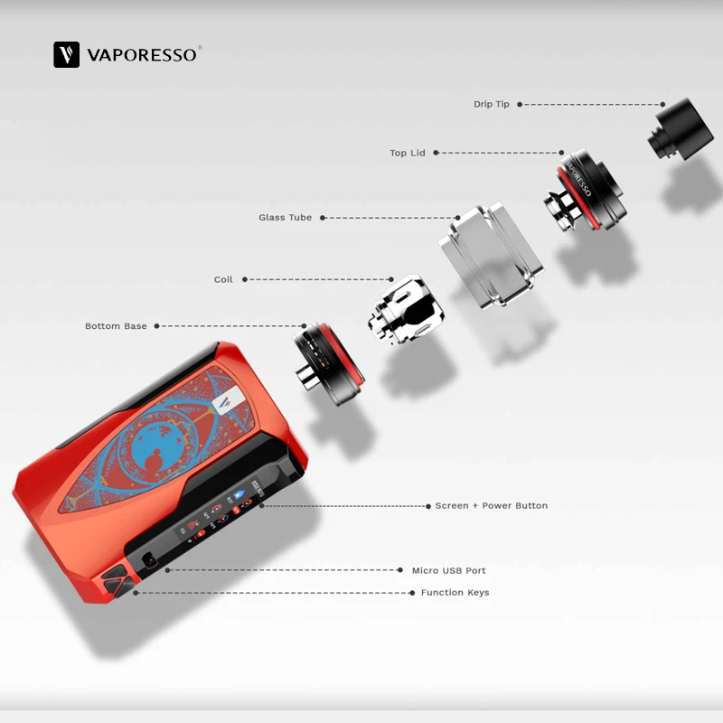 Марки vaporesso Tarot Baby стартовый набор для вейпинга с 4 5 мл/2 мл NRG SE Tank GT Meshed спиральный