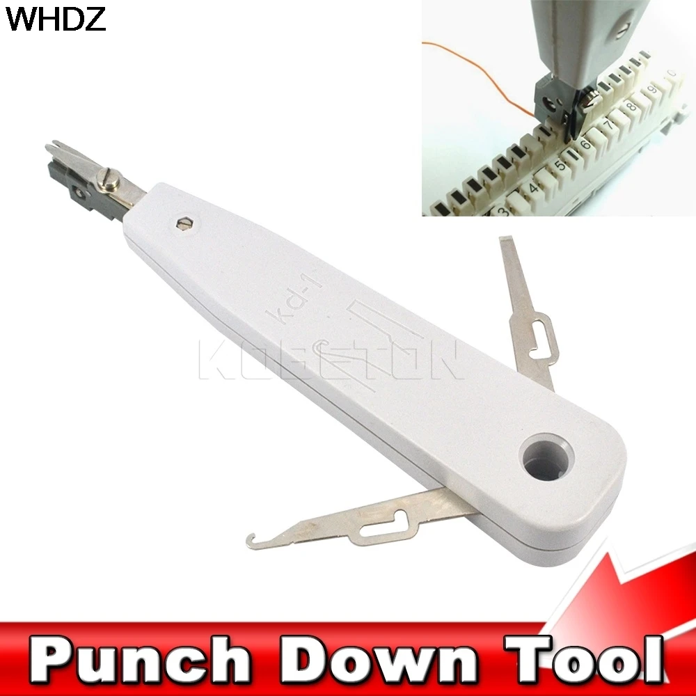 

KD-1 Knife Professional Telecom Phone Cable Cat5 RJ11 RJ45 Network Punch Down Impact Network Tool Wire Cut Tool Insertion