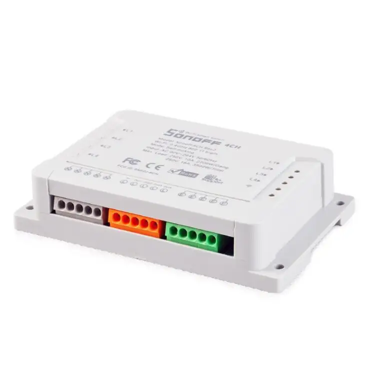 Adeeing Sonoff 4CH Интеллектуальный Модуль Розетка WiFi беспроводной RF пульт