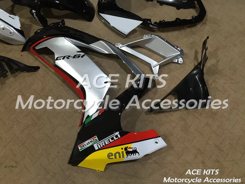 Мотоциклетный обтекатель abs для kawasaki ER6F 2012 2013 впрыска bodywor любого цвета, подходят к любому у ACE № 243