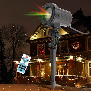 

RG Laser Christmas Lights Static Dots Best Xmas Laser Light Show As TV Seen Outdoor Laser Projector Lights For House