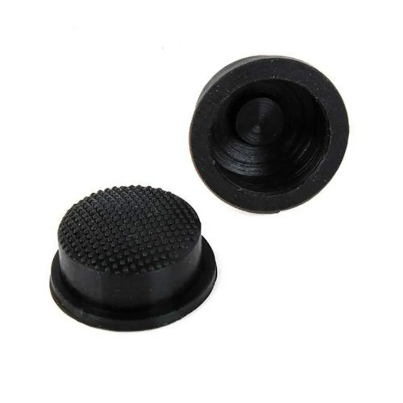 C8 font b Flashlight b font Switch Caps Black Waterproof Rubber Pad Button Cap Light 17
