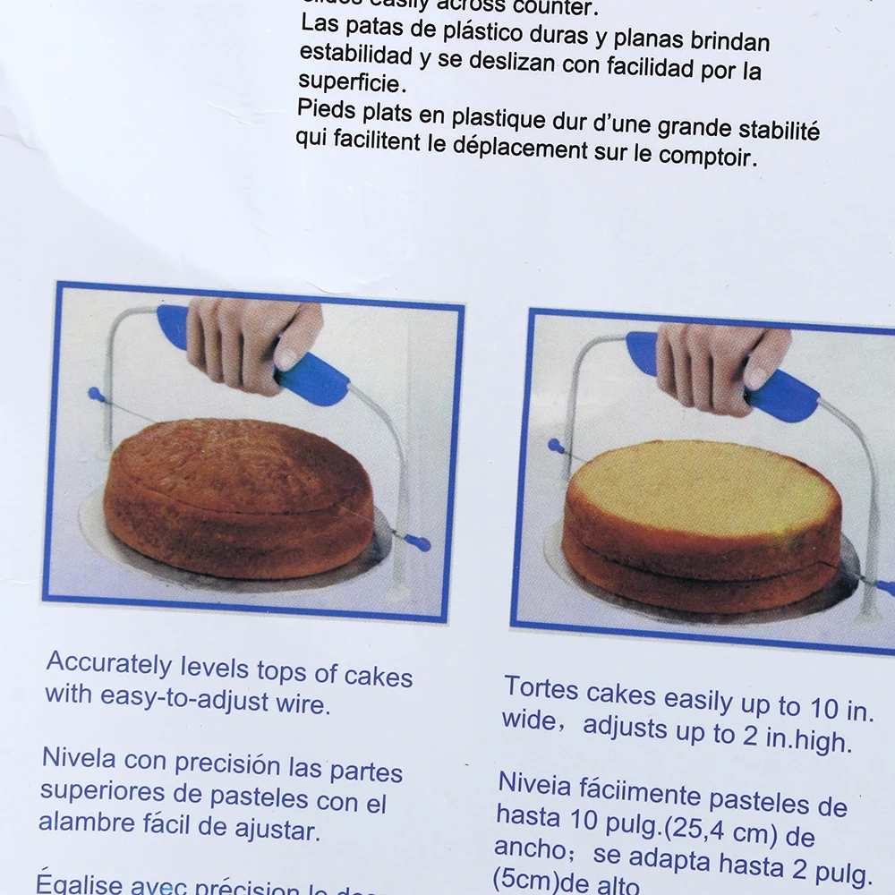 Регулируемый резак для торта прослойка торт прибор для ровного разрезания бытовой Инструменты для тортов выпечка и кондитерские изделия инструменты