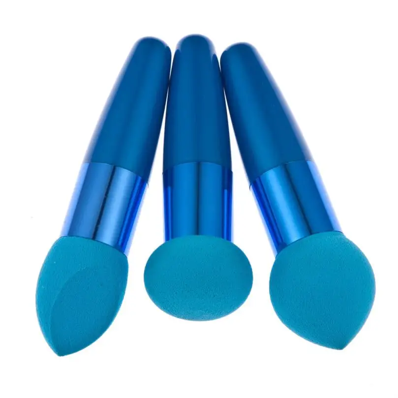 10.5x7cm 3PC Women Cosmetic Liquid Cream Foundation Concealer Sponge