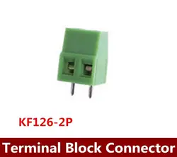 1000 шт./лот KF126-2P 3pin соединительного разъема интервал 5.08 мм 300 В 8a Бесплатная доставка