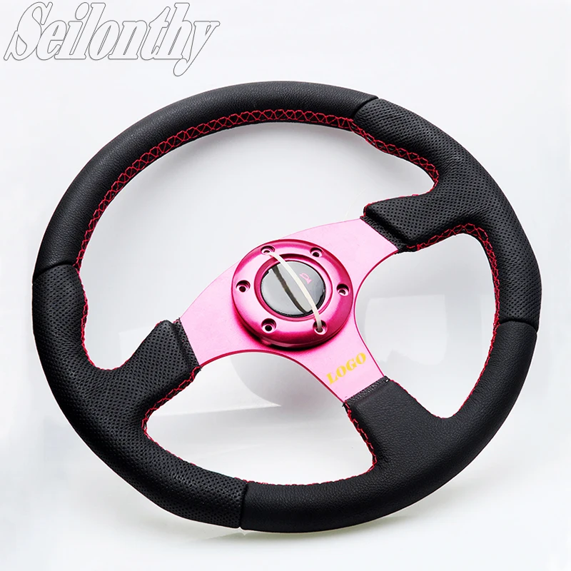momo leather steering wheels-Logo