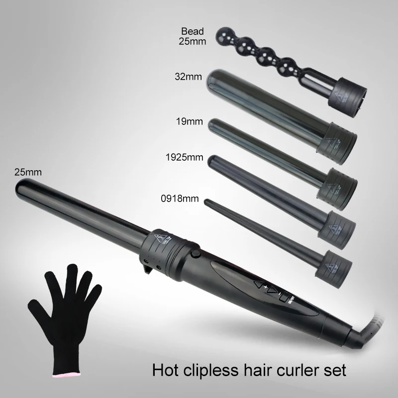 interchangeable curling wand