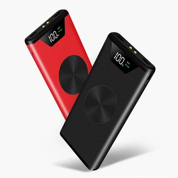 

20000mAh QI Wireless Charger Power Bank For iPhone Samsung Portable Powerbank Wireless External Battery Pack Dual USB Charger