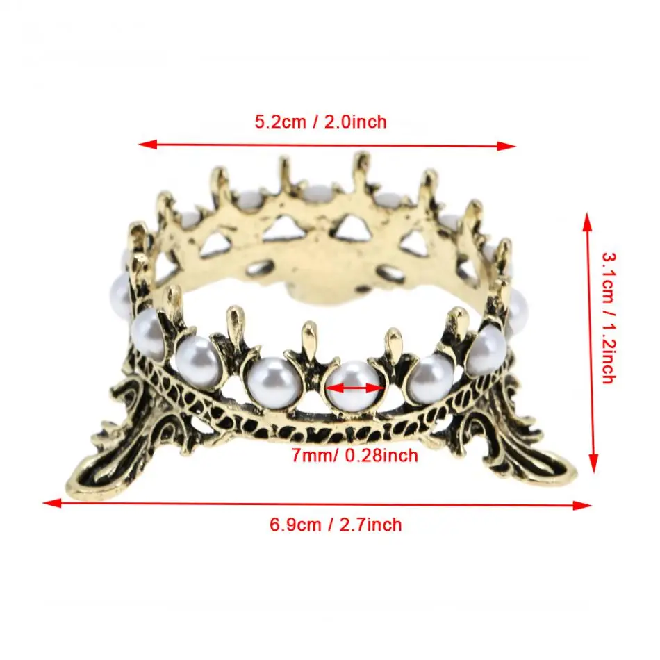 Кисти держатель ручек Корона жемчужная форма гвоздь контейнер для хранения дизайн ногтей стойка для кистей подставка держатель Маникюрный Инструмент и аксессуары