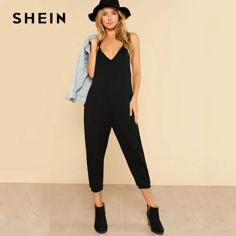 SHEIN Стильный Комбинезон Женский Сексуальный С Средней Талией|Комбинезоны| |