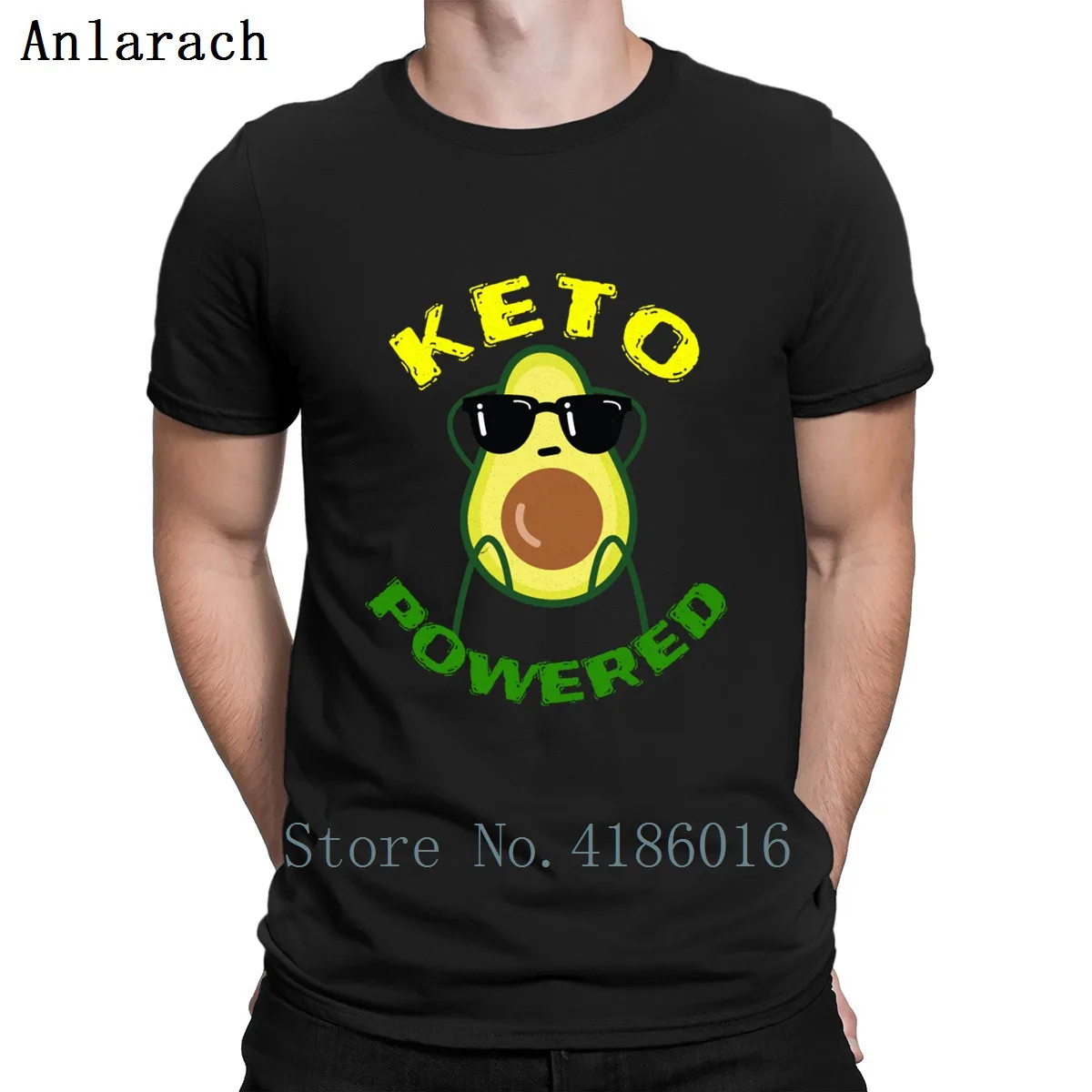 Keto Powered Keto Low Carb Diet T Shirt T Shirt Anti-Wrinkle Summer 2019 Comfortable Black Shirt Cotton Pop Top Tee Character