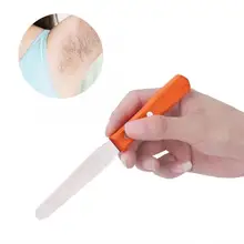 Эпилятор из нержавеющей стали, профессиональный деревянный воск для депиляции, аппликатор, палочка, шпатель, инструмент для удаления волос, воск для удаления волос