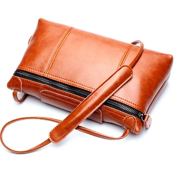 

Fashion genuine cow leather women's popular handbag vintage small shoulder bag simple female messenger bag erjizk989