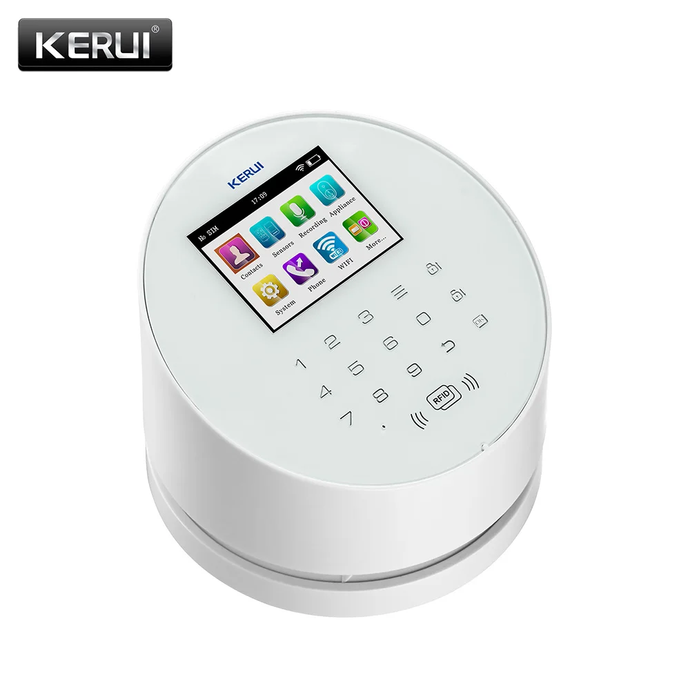 KERUI W2 Wifi GSM панель беспроводной сигнализации IOS andorid приложение PSTN линия телефон RFID сигнализация безопасности