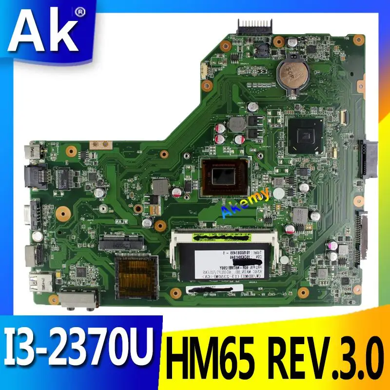 AK для ASUS X54C K54C материнская плата для ноутбука hm65 REV.3.0 с I3-2370U тестом