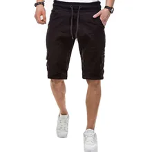 Новые мужские спортивные шорты, чистая цветная повязка, повседневные свободные спортивные штаны, шорты на шнурке, спортивные шорты мужские Pantalones Cortos