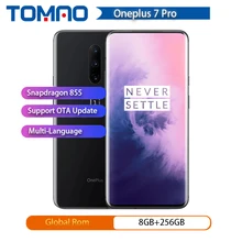 Смартфон Oneplus 7 Pro с глобальной прошивкой, 6 ГБ, 128 ГБ, Snapdragon 855, 6,67 дюйма, 90 ГГц, 2 K, 48 МП, тройная камера, 30 Вт, зарядное устройство, NFC, 4000 мА/ч