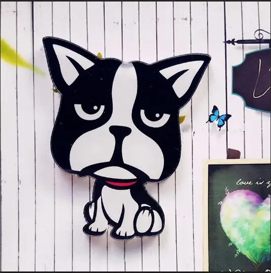 XINAHER мультфильм значок милый значок Harajuku акриловая булавка значок милое украшение для рюкзака значки с изображением собак 15 стилей - Цвет: 10