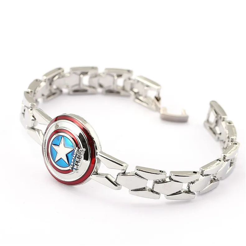 ZIDOM hot Marvel movie The Avengers Captain America Circular shield Charm delicate alloy