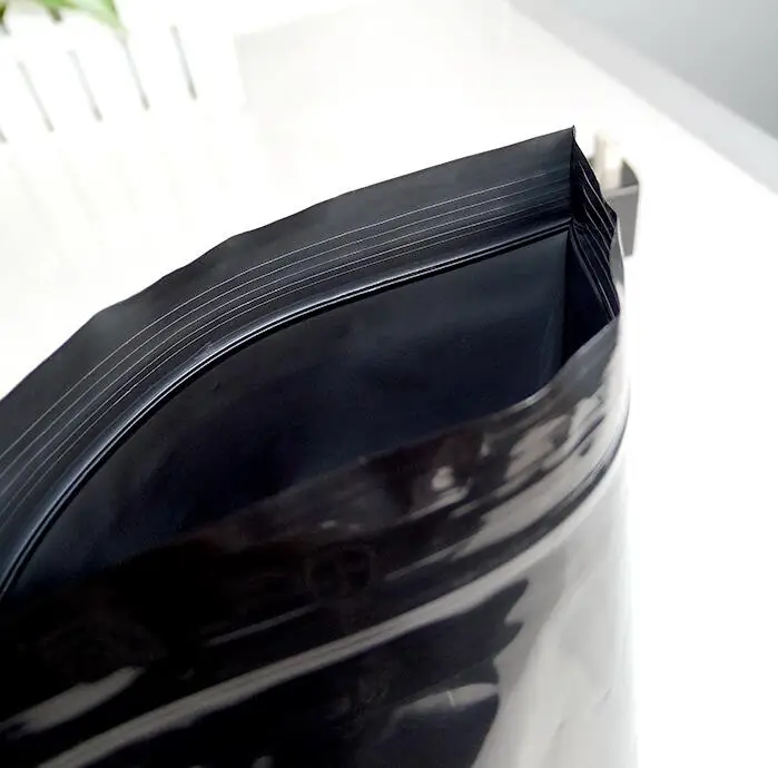 100 шт./лот 5*7 см ziplock мешки обувь на плоской подошве черного цвета Алюминий фольга мелкие пакеты с застежкой Zip-Lock ювелирные изделия браслет упаковка, горячая распродажа