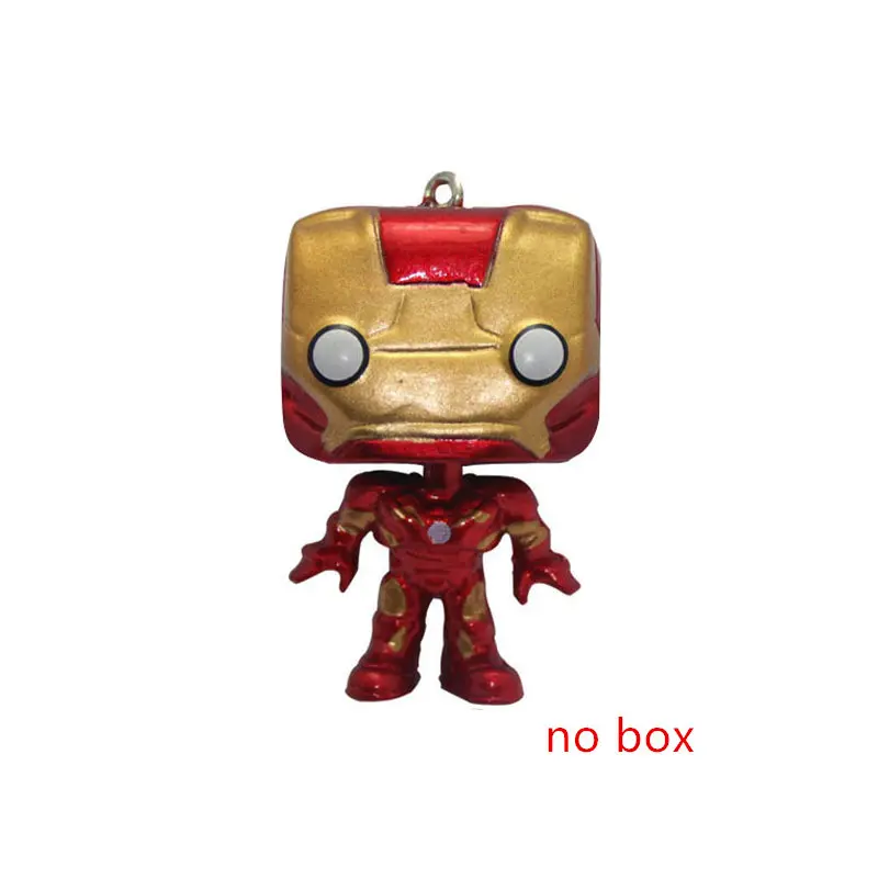 color FUNKO POP Стэн ли Натан Леви Капитан Marvel ночной король призрак это Pennywise Карманный Брелок фигурка игрушки для детей - Цвет: color