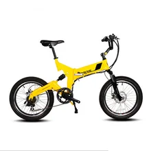 20 inche folding electric bike Super light TUV li-ion bicycle double disc brake mountain bike variable-speed electric bicycle