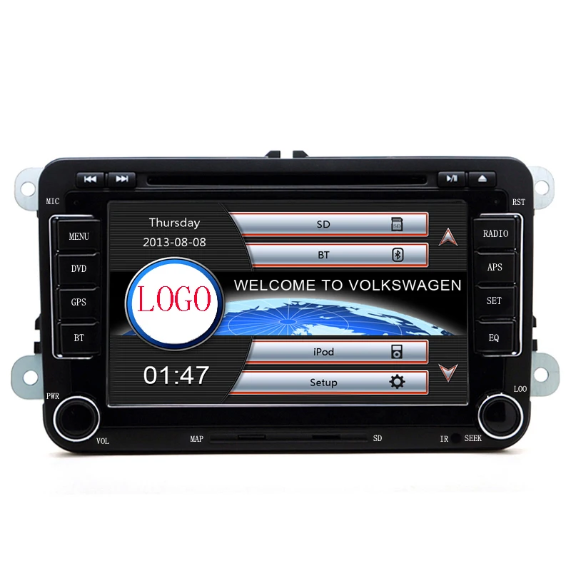 Автомобильный DVD плеер canbus rns510 с 7 дюймовым экраном и GPS навигацией для VW JETTA PASSAT/B6/CC