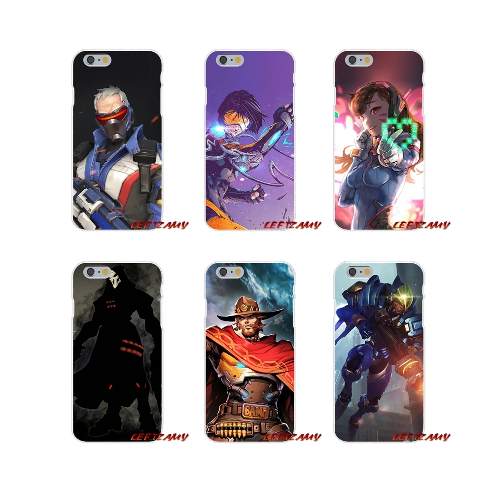 Модные игровые Overwatchs для Samsung Galaxy S3 S4 S5 MINI S6 S7 edge S8 S9 Plus Note 2 3 4 5 8 аксессуары чехлы