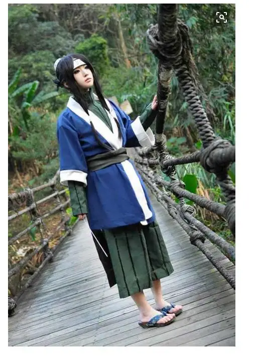 Naruto: Haku | Blue Kimono Dress Cosplay Costume 18 Naruto Haku White Kimono Dress Cosplay Costume