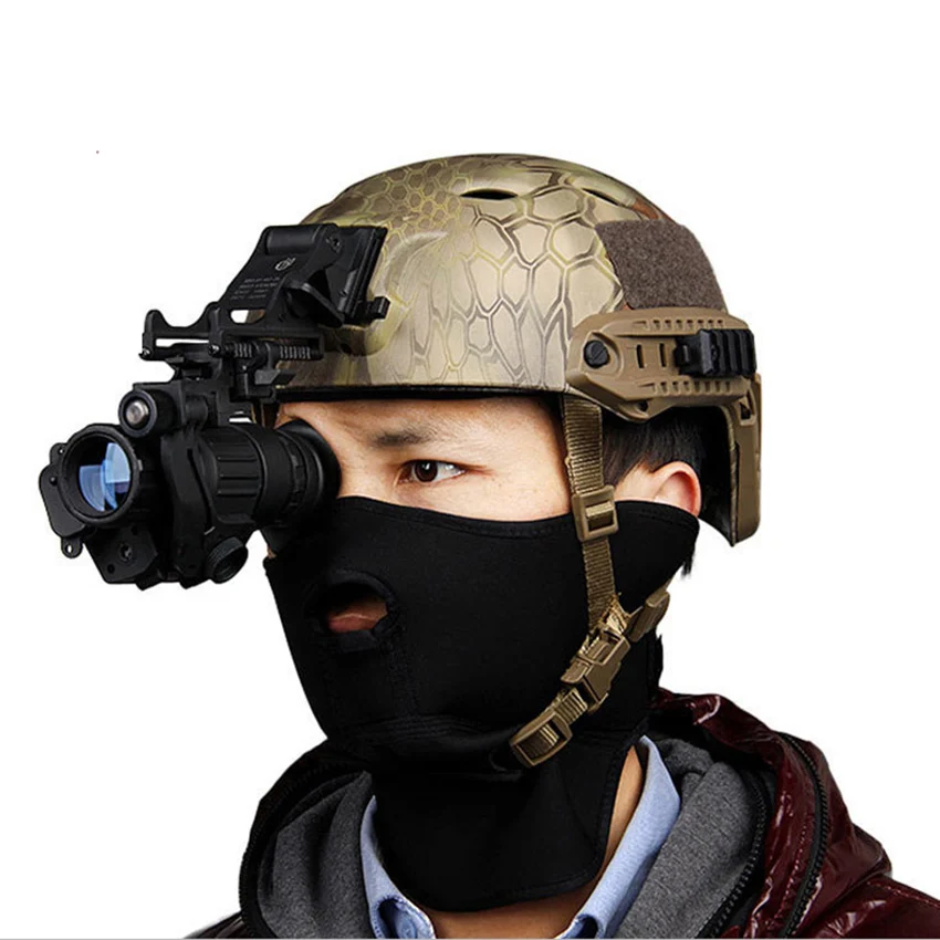 PVS-14 охотничий прицел ночного видения монокулярное устройство водонепроницаемые очки ночного видения Цифровая ИК подсветка для шлема