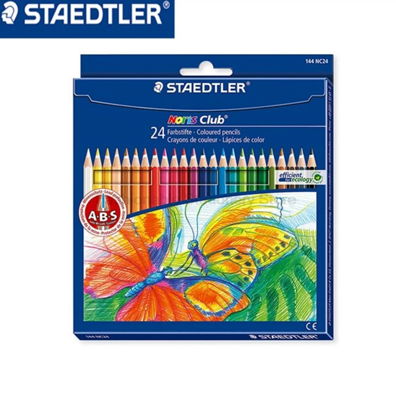 STAEDTLER 144 NC 24 farben öl farbe bleistift Farbe blei set ...