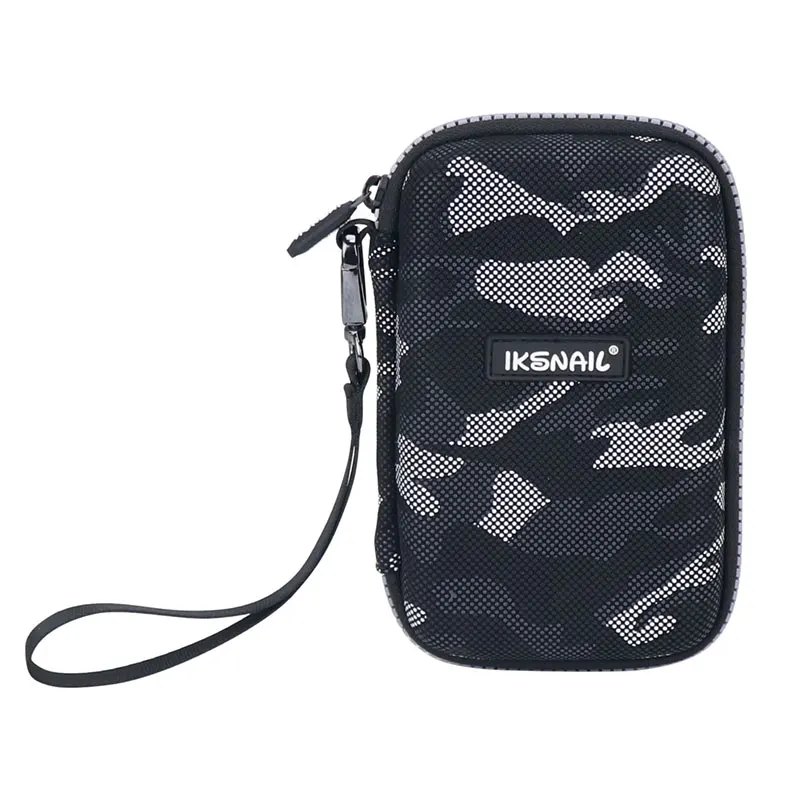 Shellnail военные наушники чехол жесткий диск сумка Airpods сумки для портативного внешнего HDD power Bank цифровые аксессуары - Цвет: L BLACK