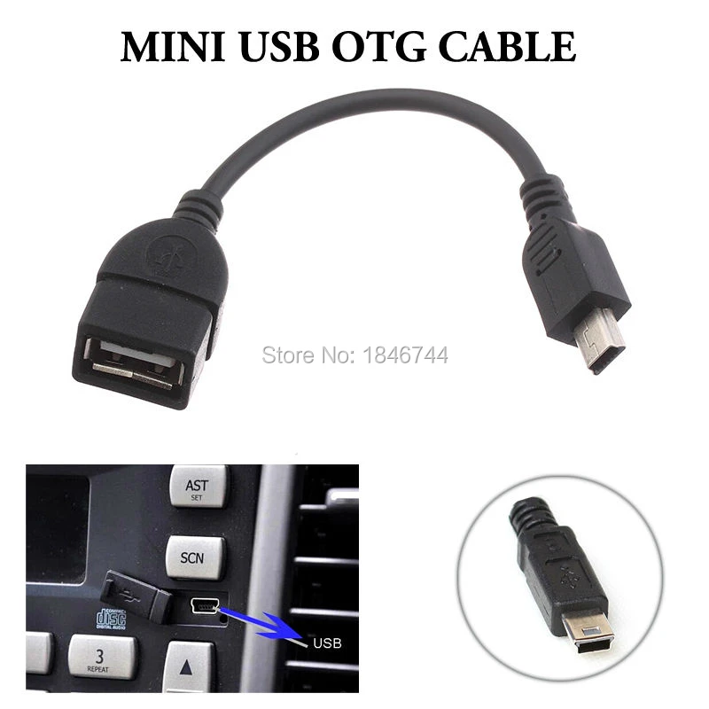 V3 Mini USB OTG 5 P Adaptador Convertidor de Cable de Datos Otg para Tablet PC MP3 MP4 MP5 U Disco de Audio Del Coche Adaptador de Cable|usb cable