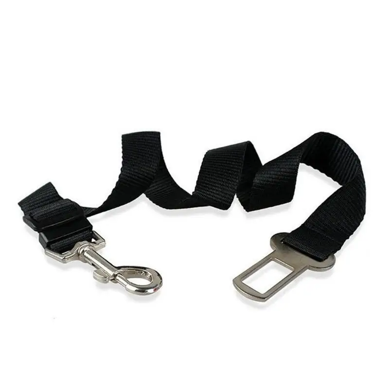 Обувь с дышащей сеткой поводок для собаки с регулируемыми бретелями, шлейка для домашних животных с автомобильные ремень безопасности поводки для собак - Цвет: Safety belt