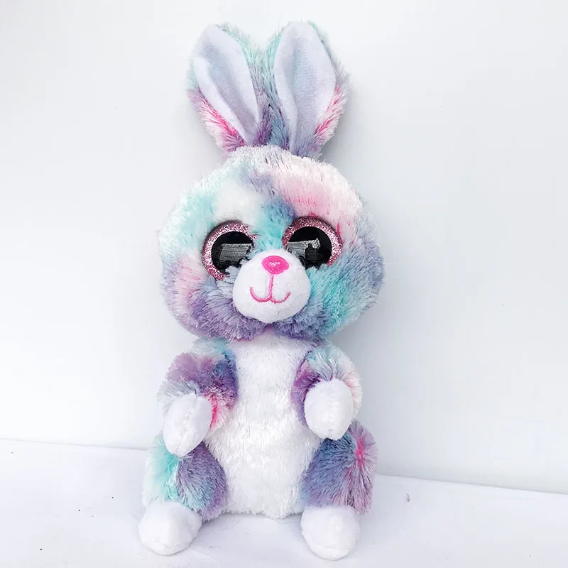rainbow bunny beanie baby